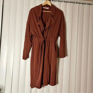 ASTR The Label Rusty Vibes Trench - Size M